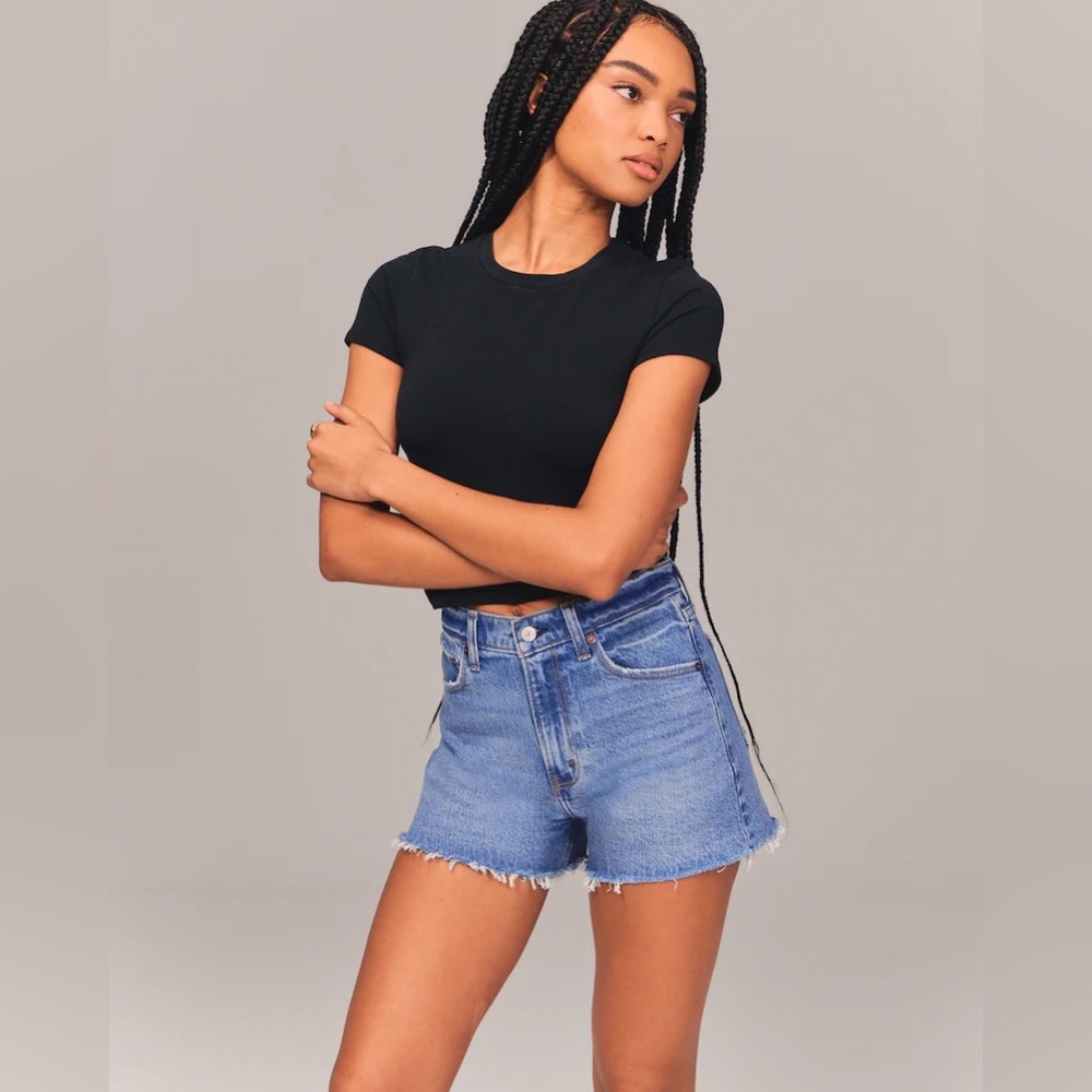 Abercrombie & Fitch Shorts - High Rise Cutoff Shorts, Size 4/27